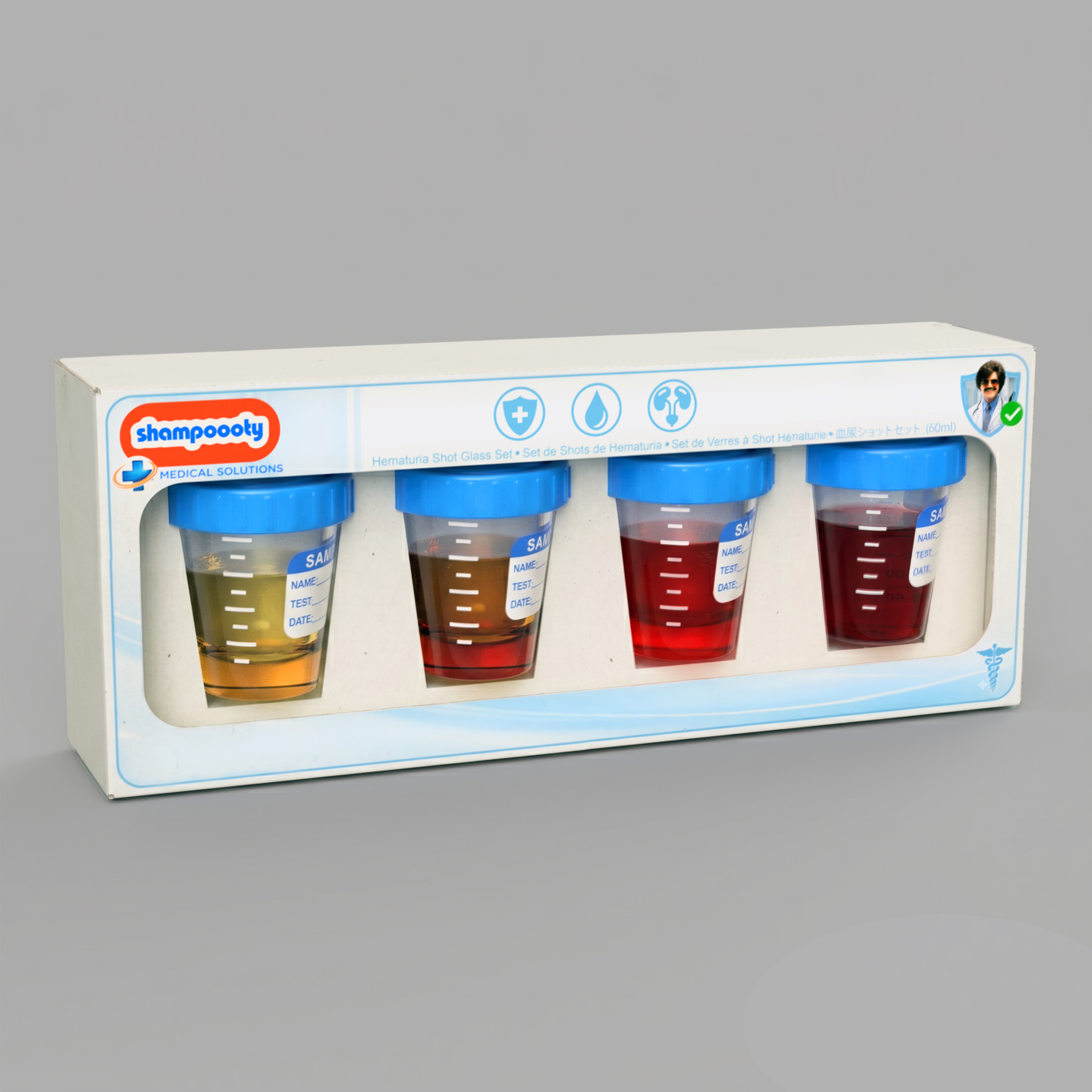Hematuria Shot Glass Set